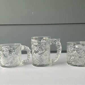 Clear Glass Mug Set